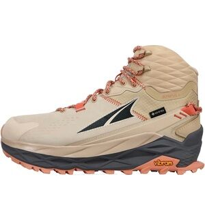Altra Olympus 5 Cream and Orange Hiking Shoes
